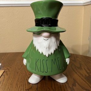 Rae Dunn KISS ME Leprechaun Standing Gnome